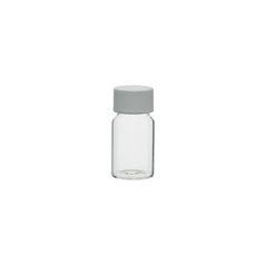 Vial roscado transparente de cristal(10 ml)con tapon.