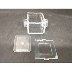 AntBox Tubular - Tapa roja incluida (5x5 cms) Anthouse Cajas de Forrajeo