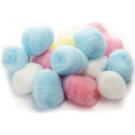 100 multicolor cotton balls (60g) Materials Anthouse
