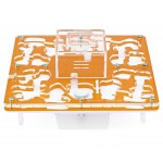 AntHouse-Hori-Acri 20x20x1,5 (Tipo Fungo, Con Area di Foraggiamento) Anthouse Acrilico