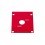 Bonnet rouge transparent rigide NaturColor