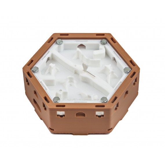 Hormiguero Modular Hexagonal 3D - Imanes -  Hormigueros 3D Modulares