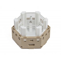 Caja de Forrajeo Modular Hexagonal 3D - Imanes -  Hormigueros 3D Modulares