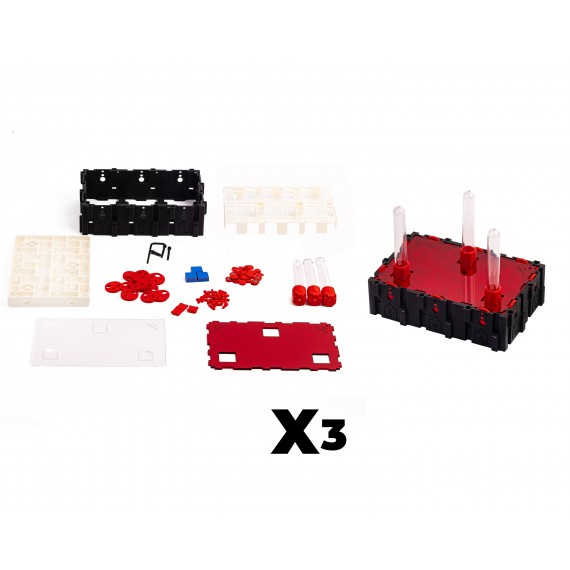 Pack de Montaje 3 Qbiks Hexa  QBIKS Formiguers 3D Modulars