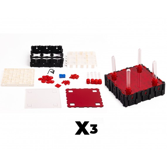 3 Qbiks Nonas Assembly Pack QBIKS Ant's Nests Modular 3D