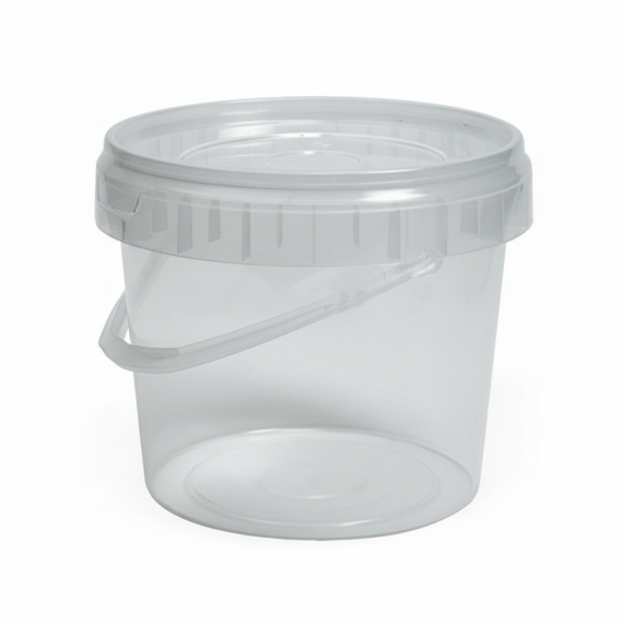 Cubo + Tapa Transparente Cierre Hermético (Capacidad: 2.300cc)  Inicio